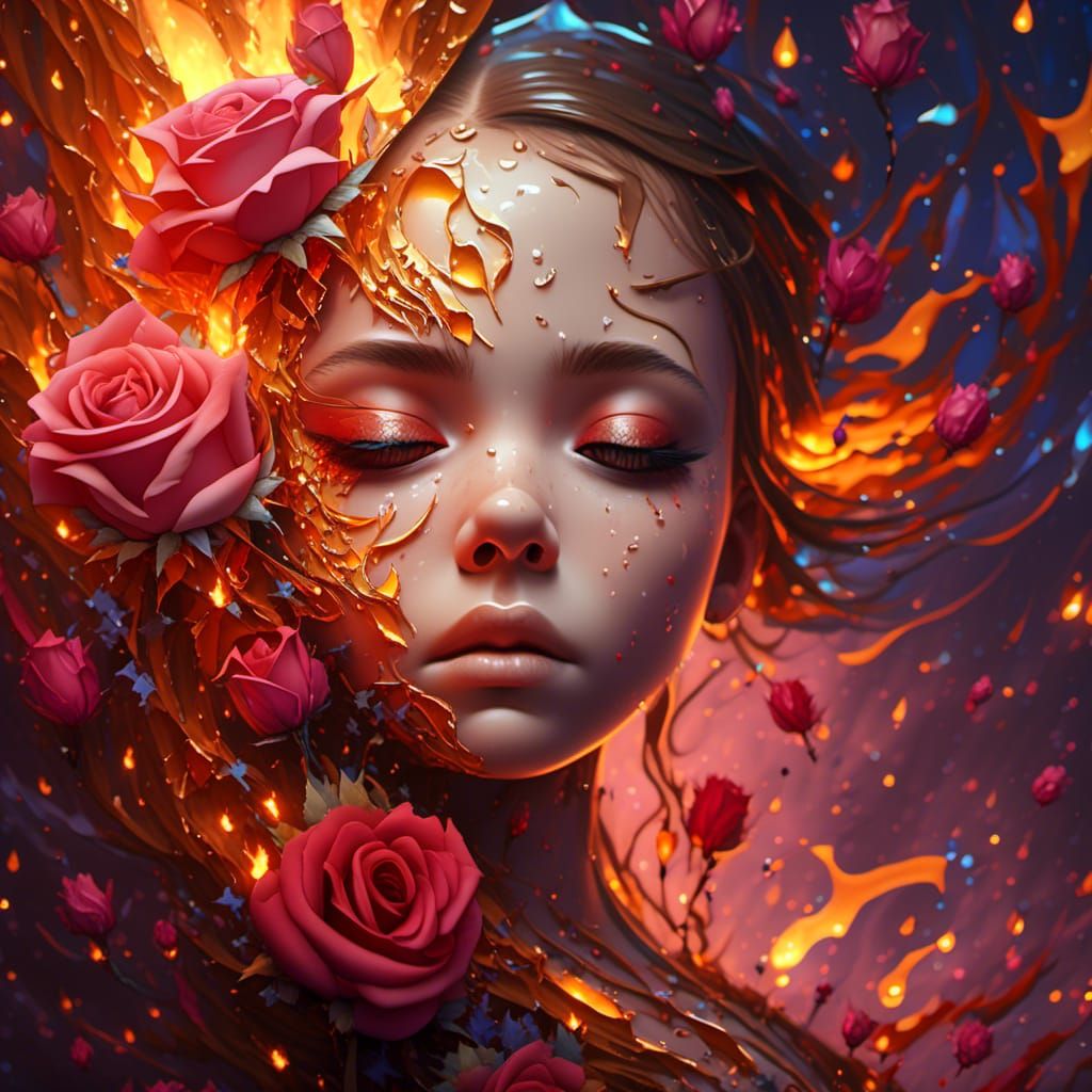 Roses and Flames