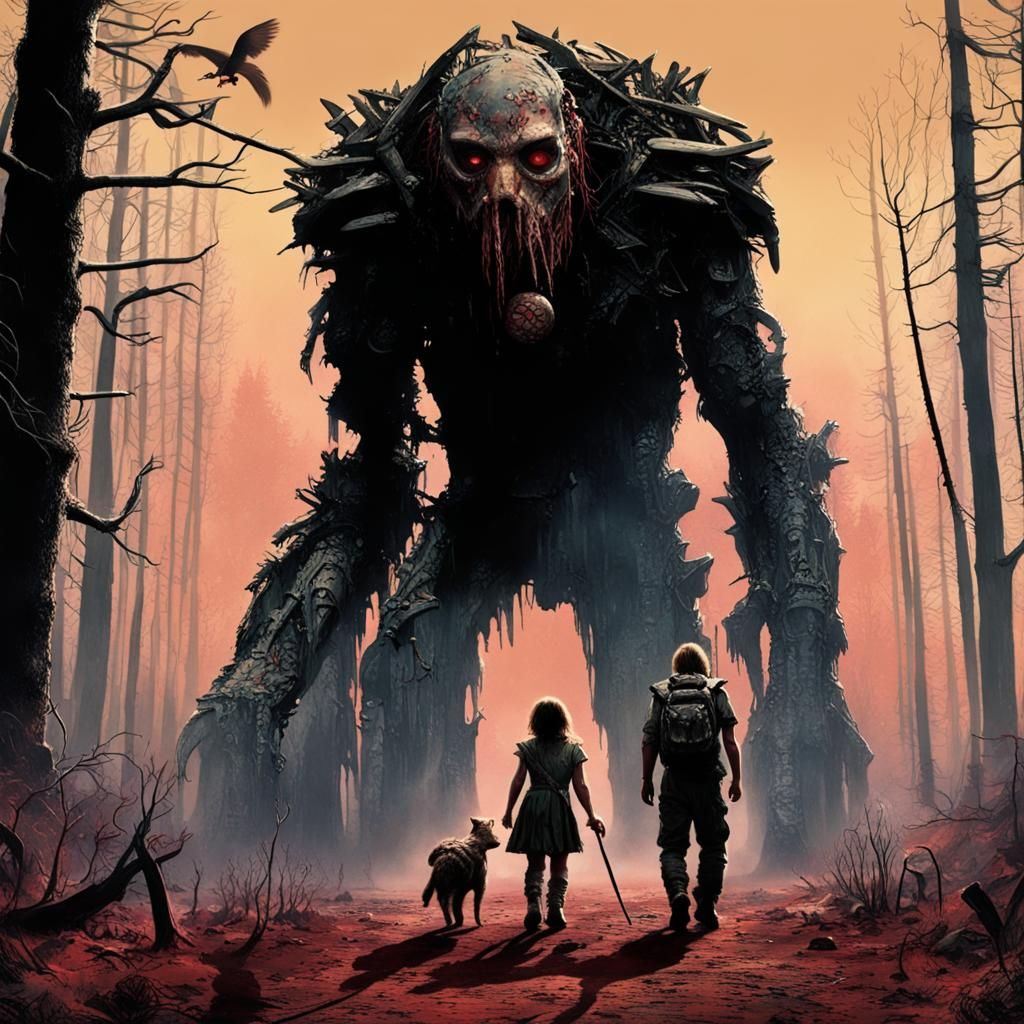 Post-Apocalyptic Hansel and Gretel Movie Scene