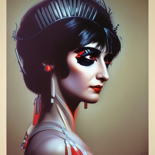 Siouxsie Sioux as Cleopatra: Detailed 8k Portrait