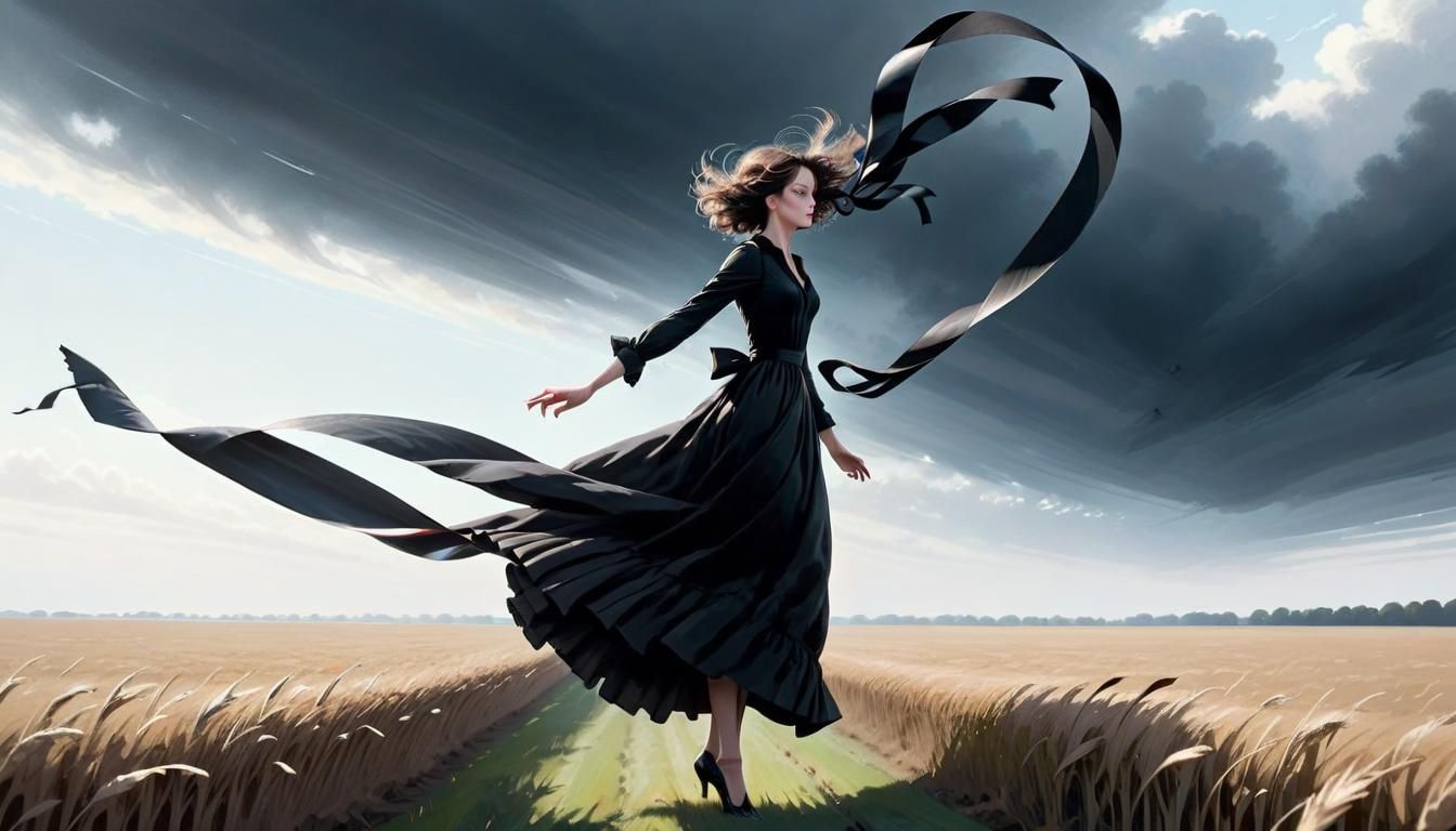 Windswept Field: A Flight of Fancy