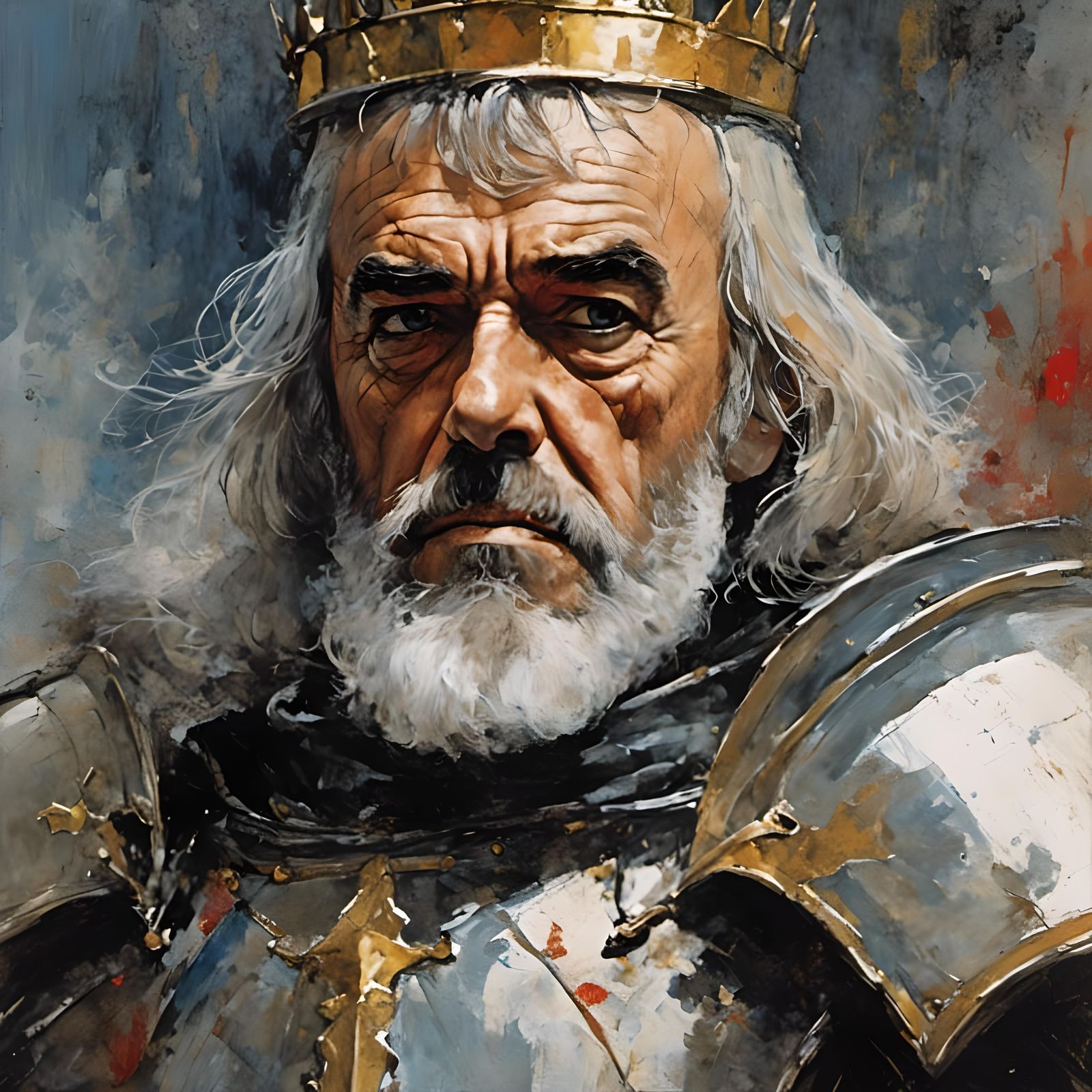 Sean Connery as King Arthur from the film "First Knight"