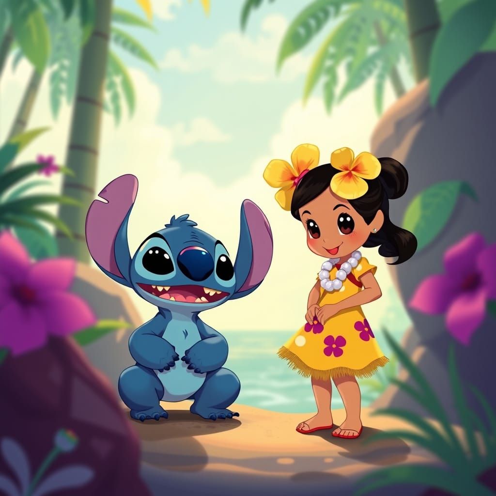 Lilo and Stitch: Nostalgic 2D Animation