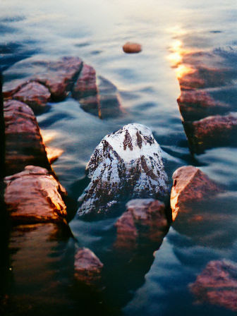 Rocky Mountain Sunrise Reflection