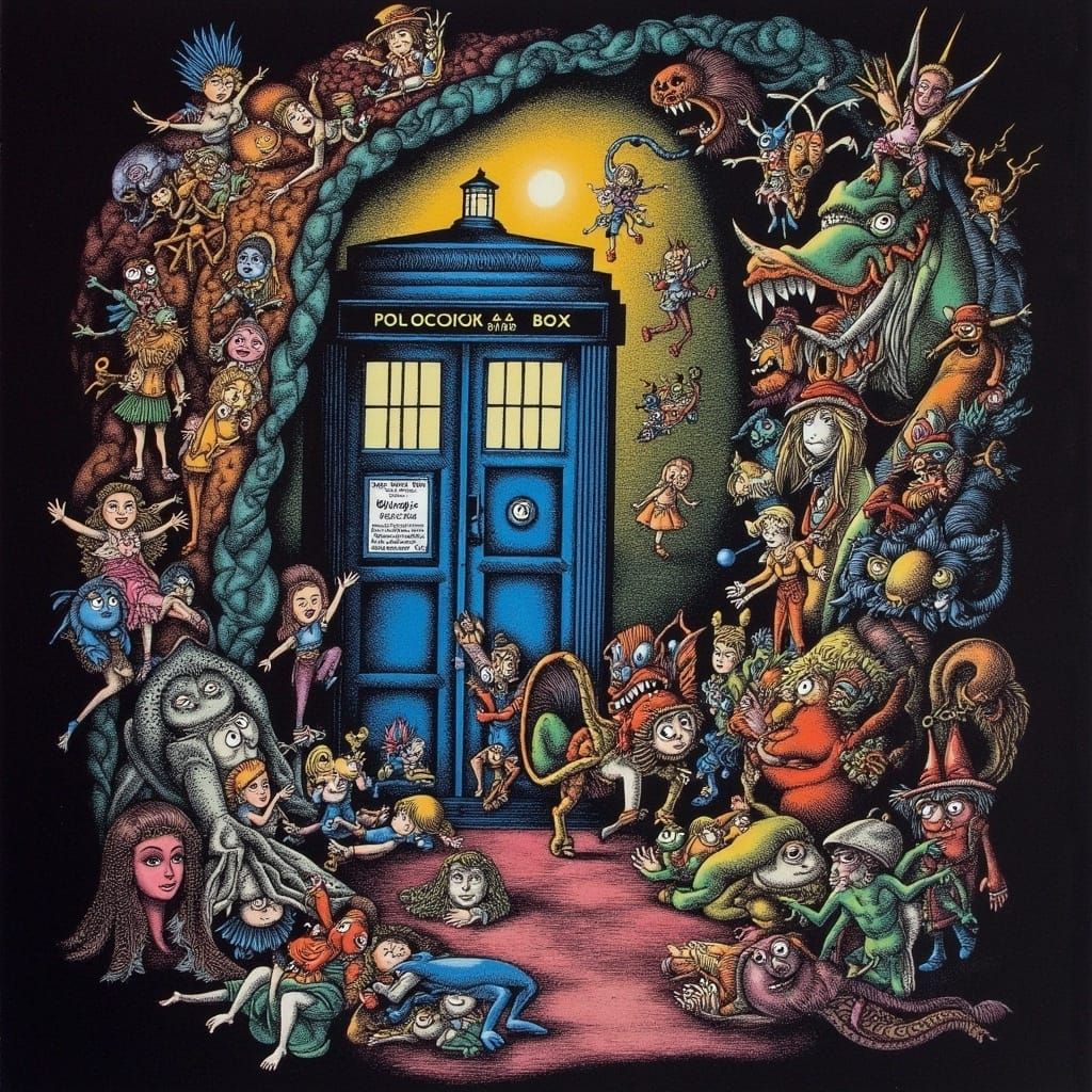 Warped Spacetime Anomalies with Aliens and Vampires