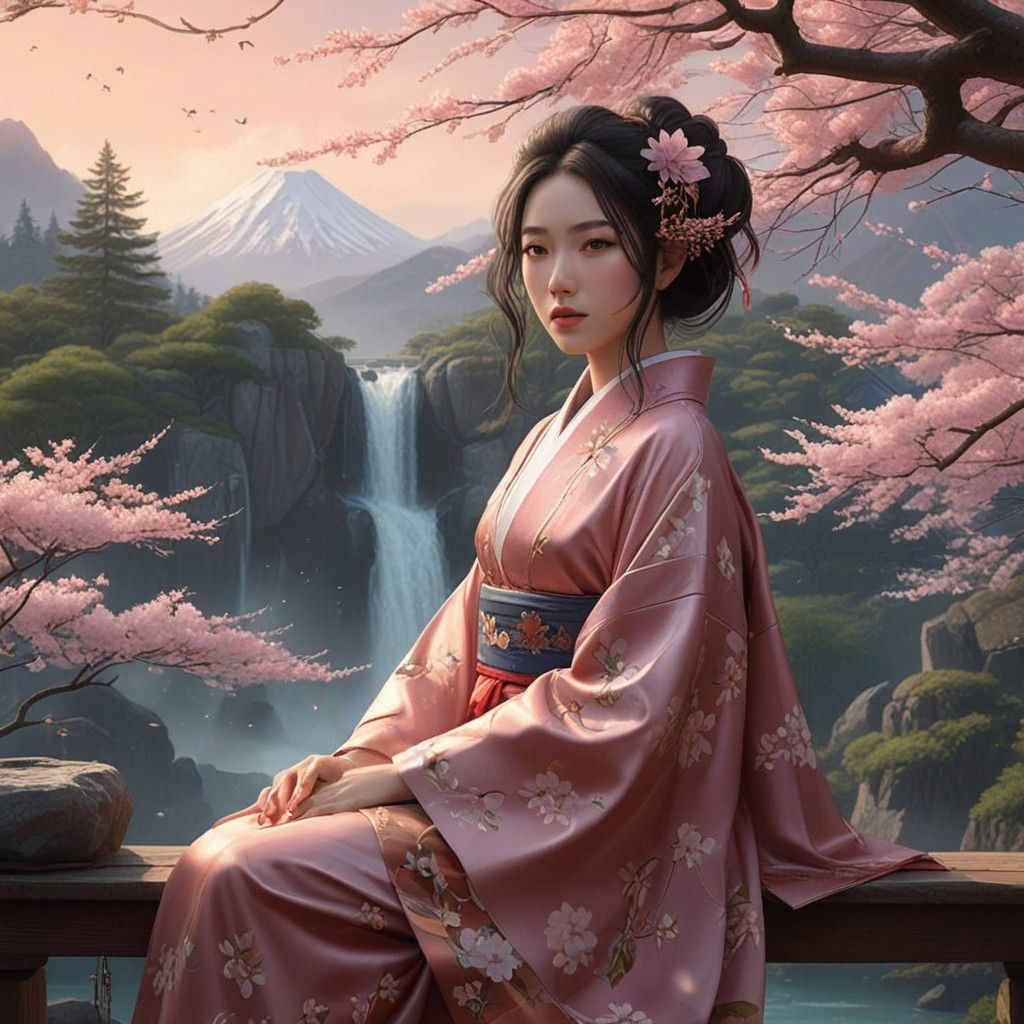 Serenity in a Japanese Garden