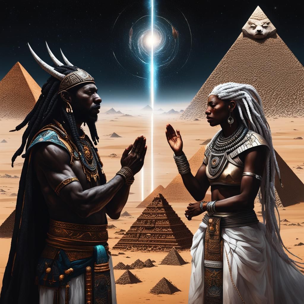 Shaman Prayer Under a Meteor Shower