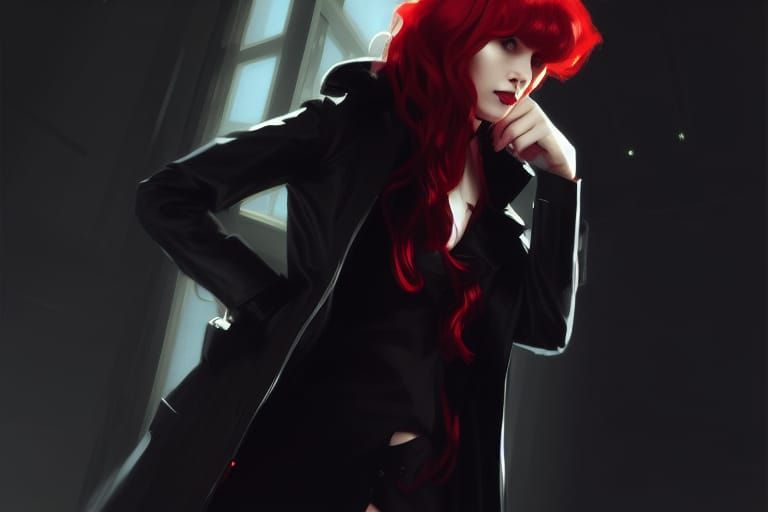 Spy in Matrix: Hyperdetailed Digital Portrait