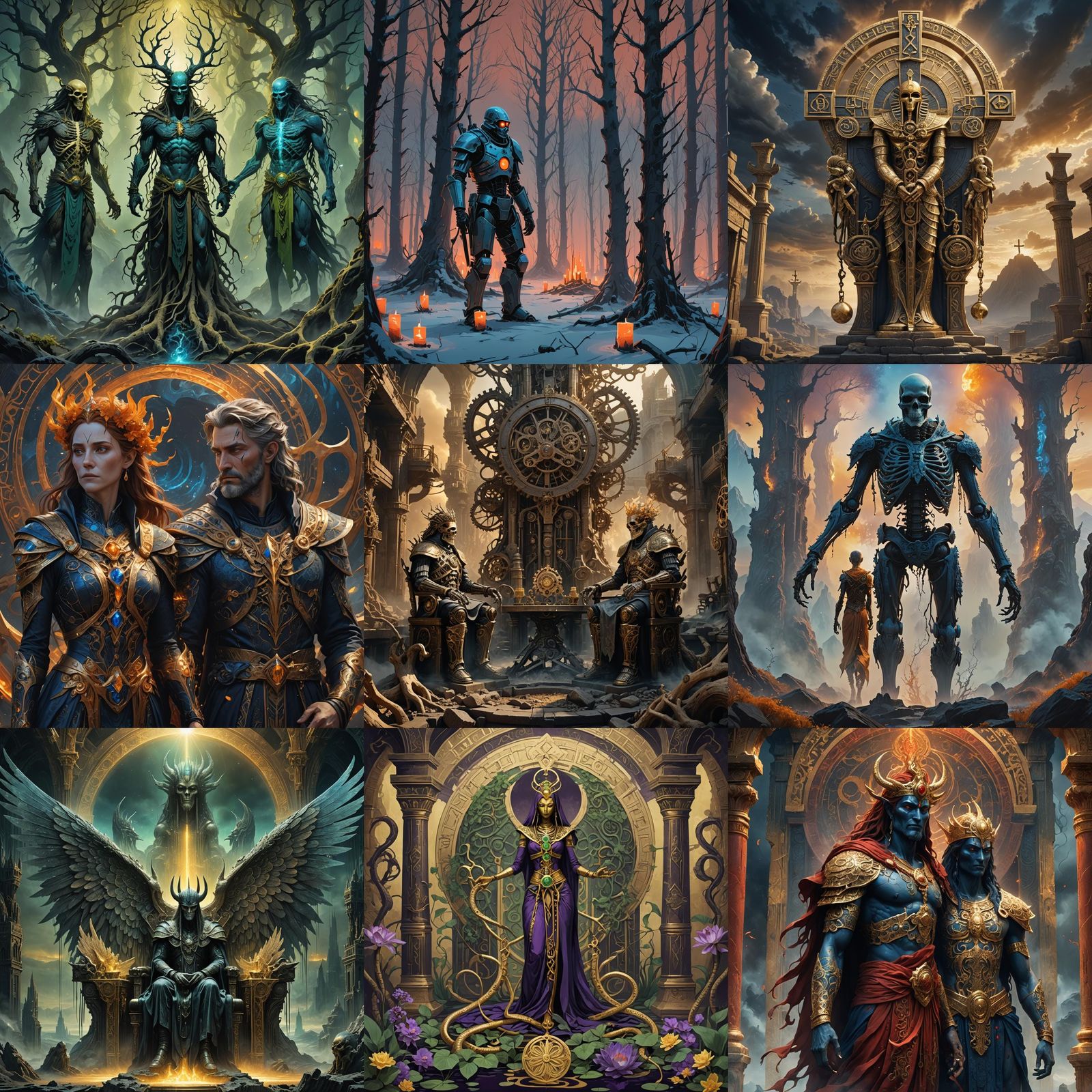 Gods of Death and Fate: Fantasy Concept Art