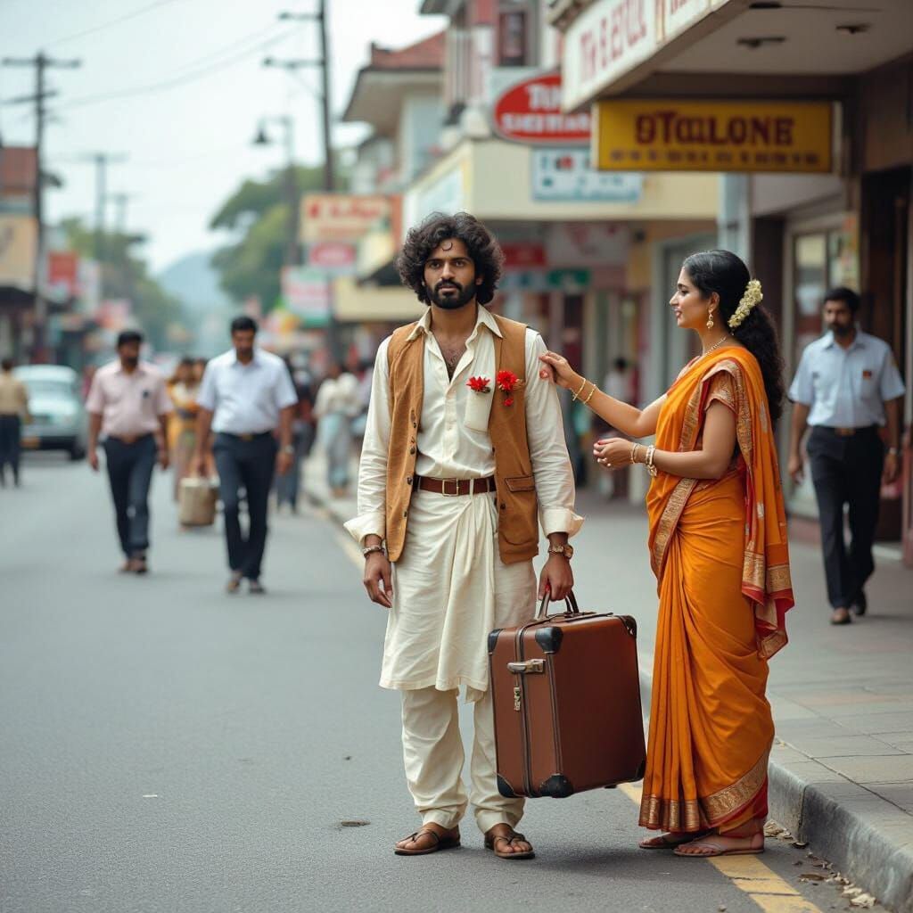 Lost in 1979: A Cinematic Film Still