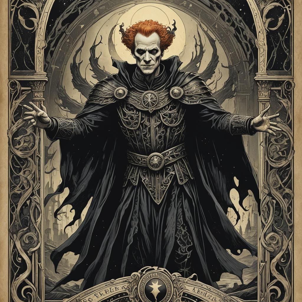 Danny Elfman as Sinister Temperance Tarot Card