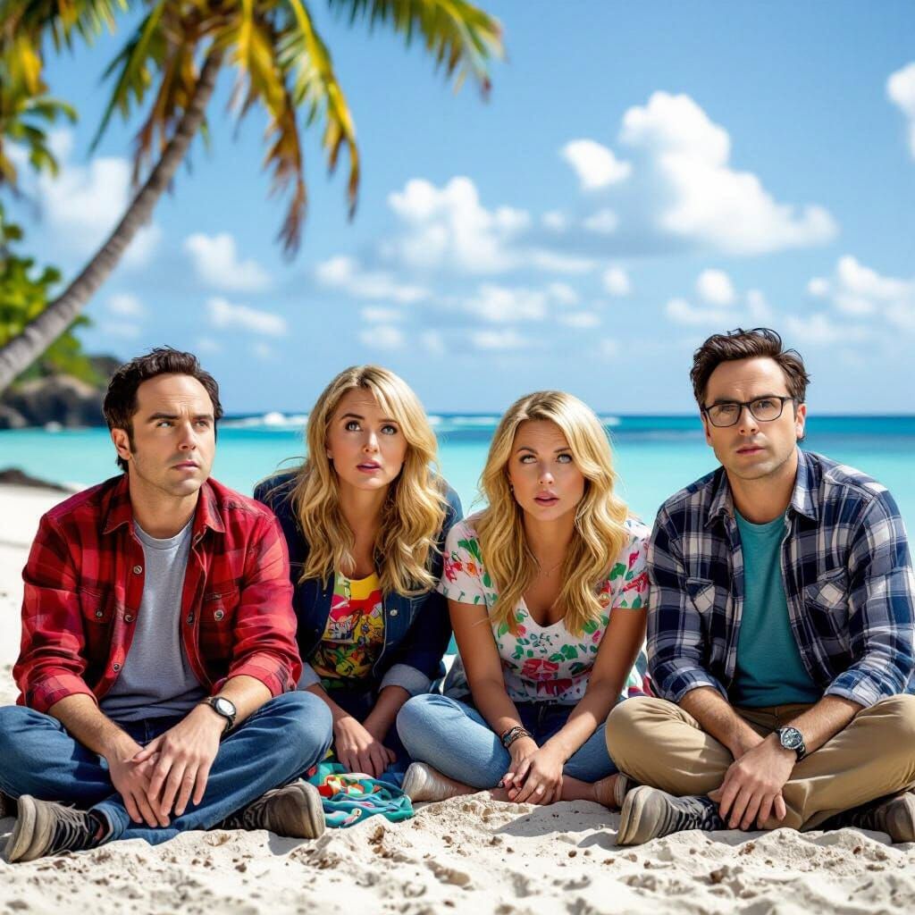 Big Bang Theory Cast Stranded on Tropical Island