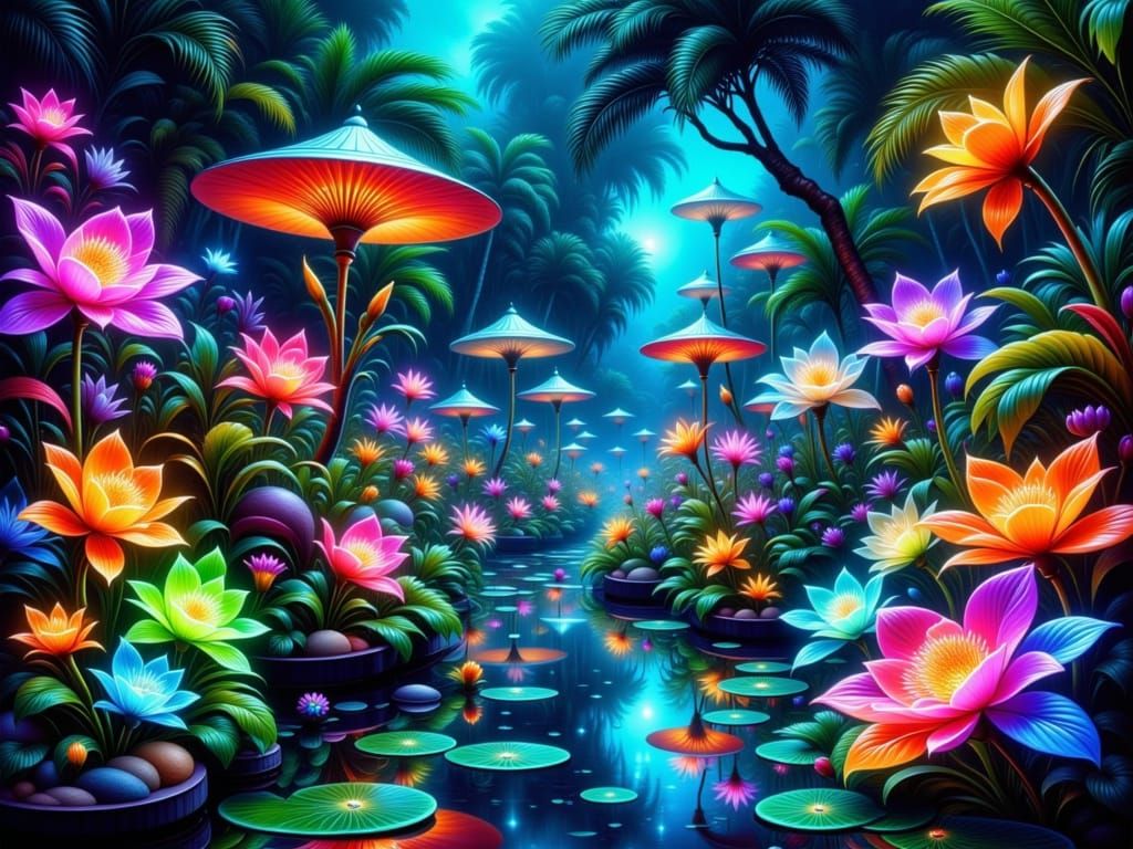 Botanical alien garden 3