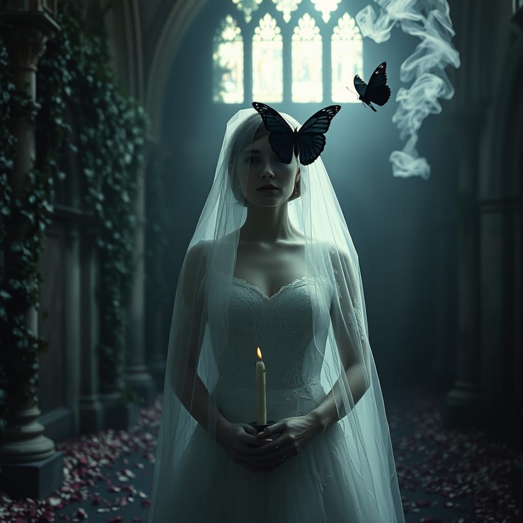 The Haunting Elegance of a Forgotten Bride