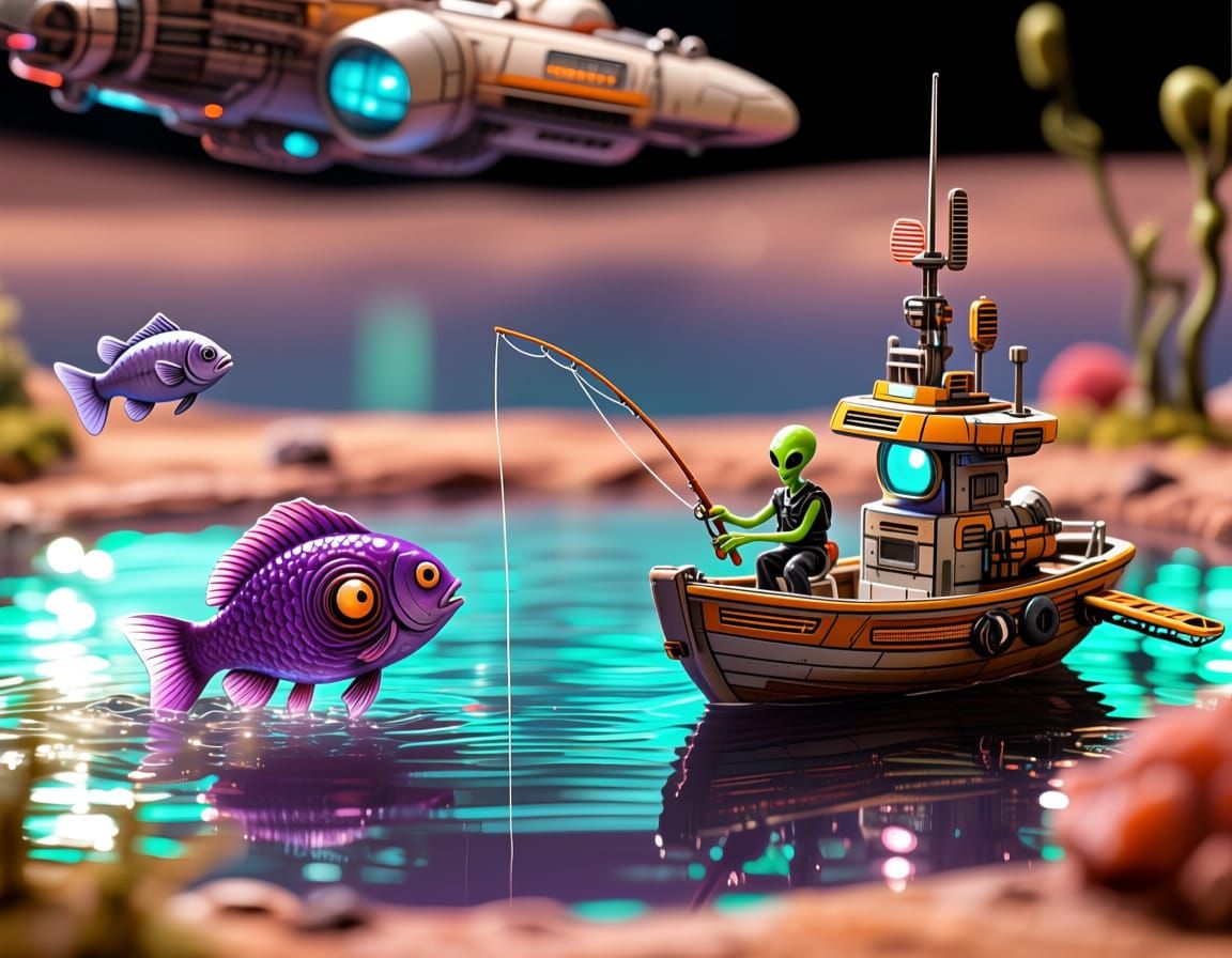 Fishing Sci-Fi-Ism Style