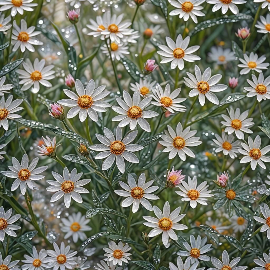 Crystal Mosaic Floral Garden in Professional Photography