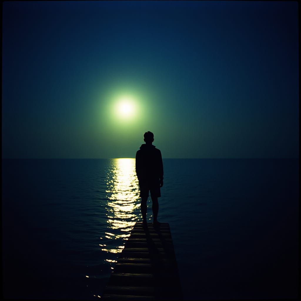 Ethereal Moment on Water's Edge