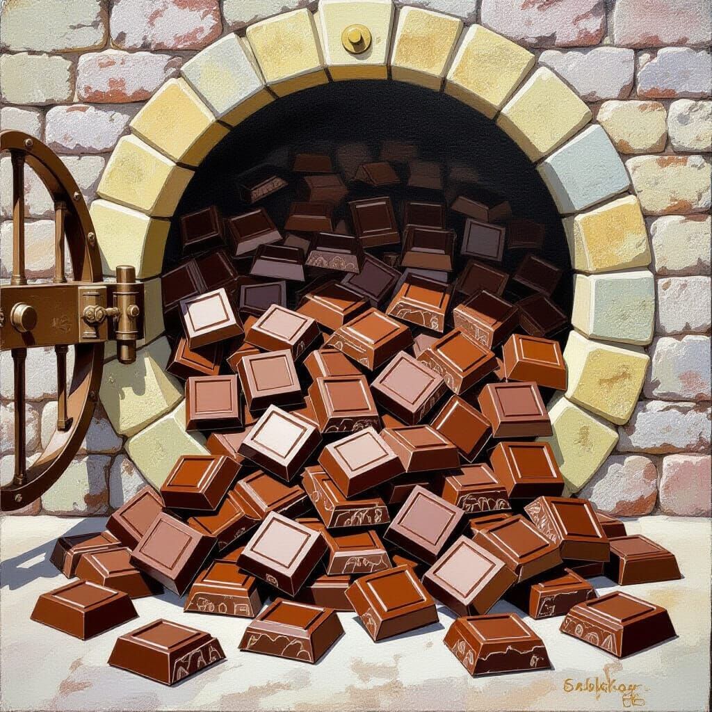 Hundreds of Chocolate Bars Secured in Fort Knox