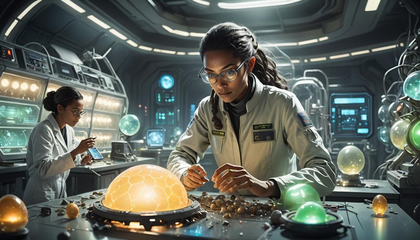 Alien Scientist Discovers New Life Form