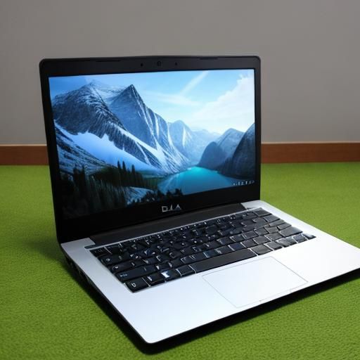 Laptop for Seniors: AI-Generated Concept