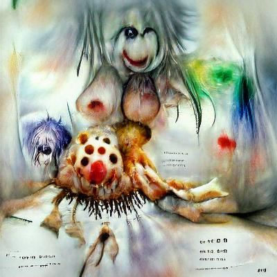 Horrific Cronenberg-Inspired Clown Spider Monster