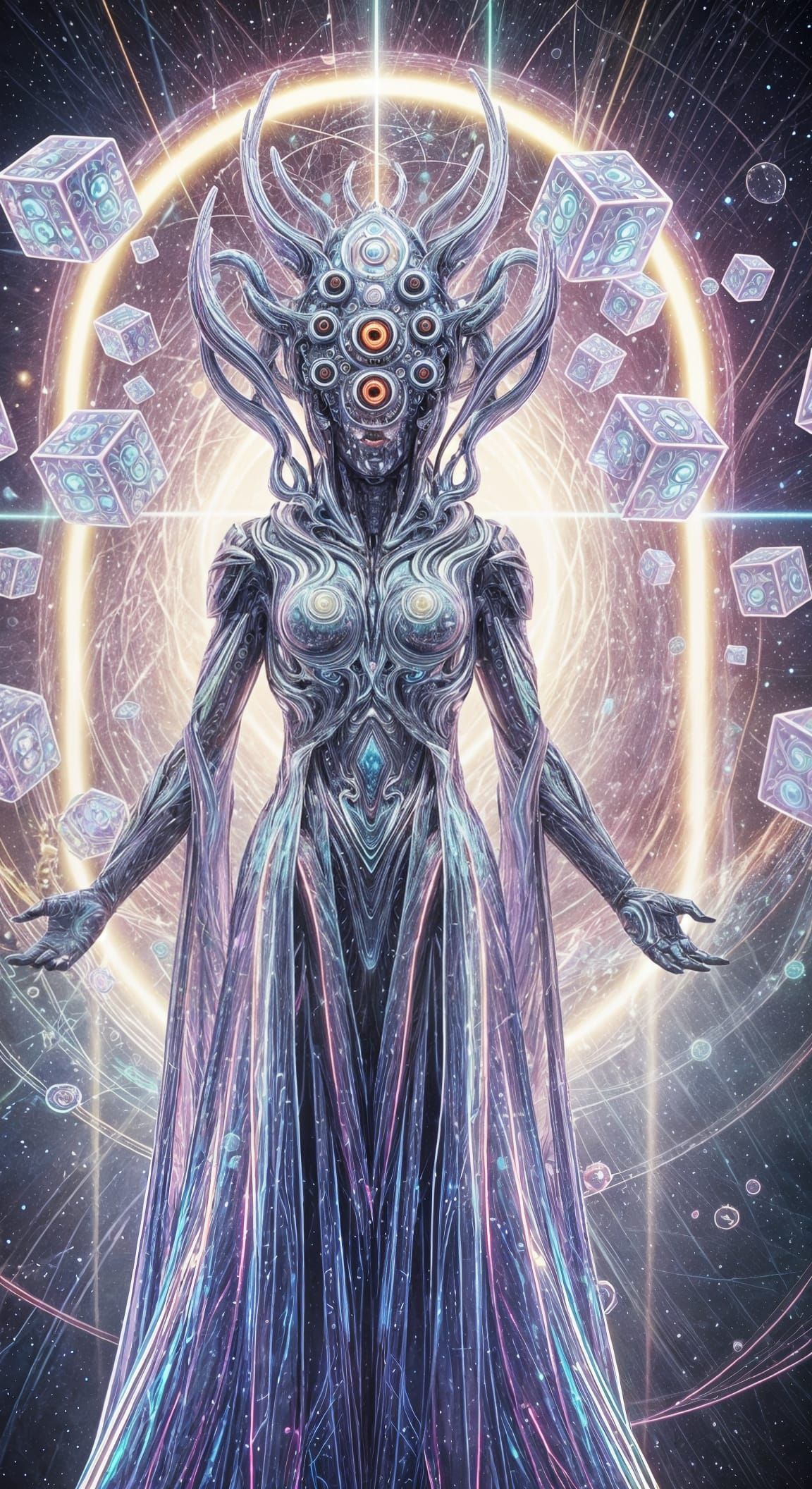 Multi-Eyed Entity Guards Portal to Another Dimension