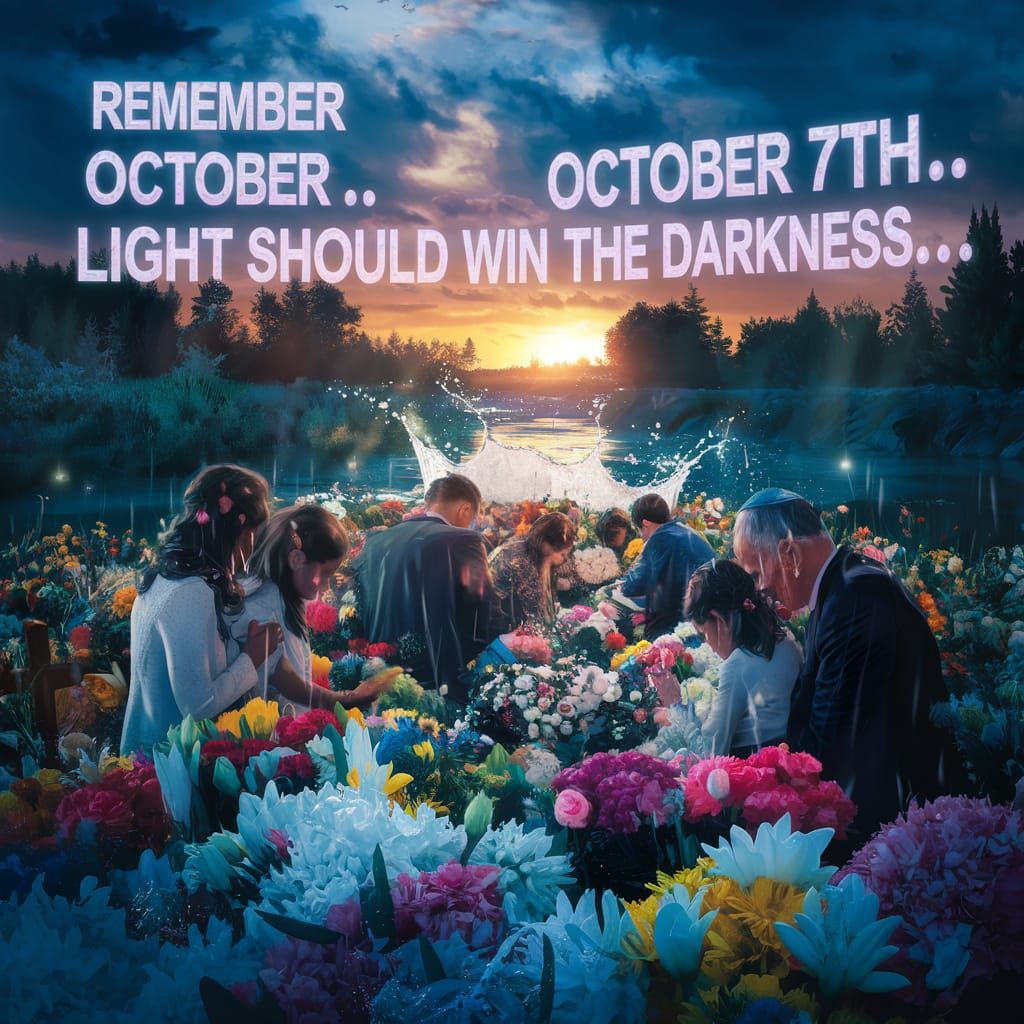 Israeli Memorial Ceremony at Sunrise: Remembering October 7t...