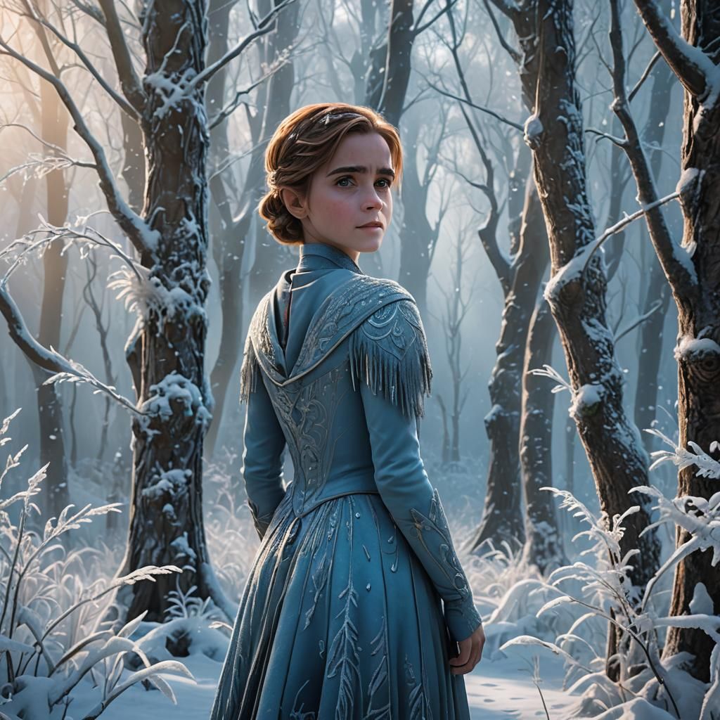 Emma Watson in Disney Frozen Fantasy World