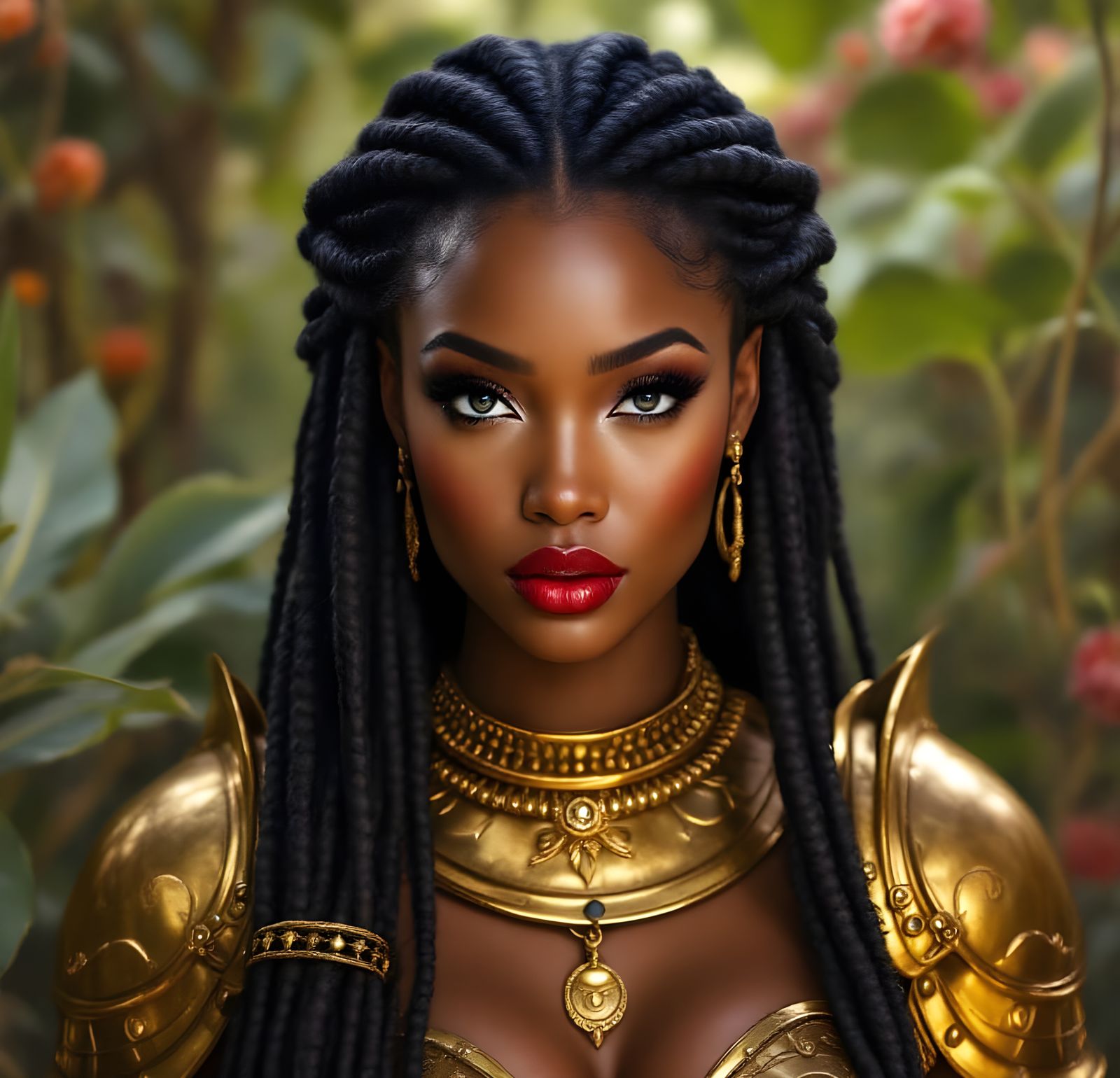 African Warrior Goddess Kelly Rowland as Beautiful Woman