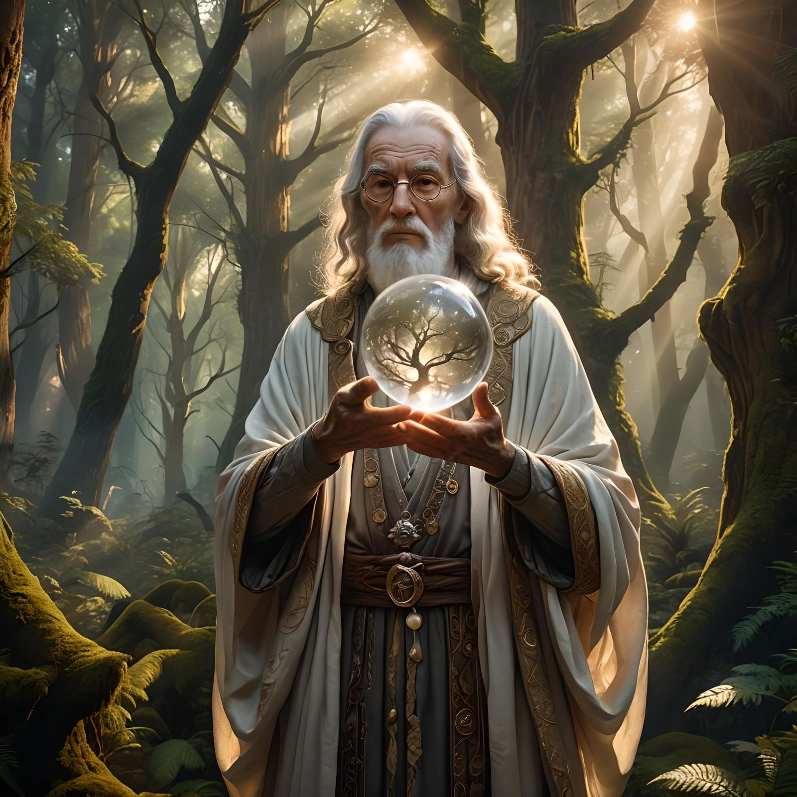 Crystalline Quartz Reveals Hidden Magic in Detailed Painting