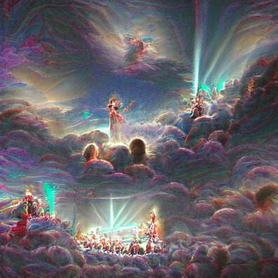 Ethereal Concert in Heaven: A Celestial Symphony