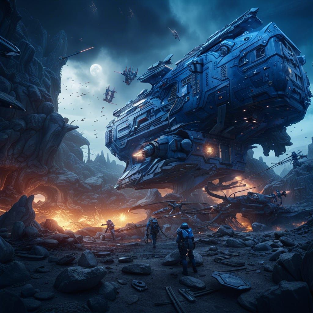 Large Scale Intra-Galactic Warfare