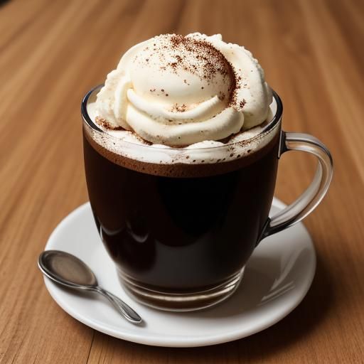 Delicious Coffee Flavored Dessert Still Life