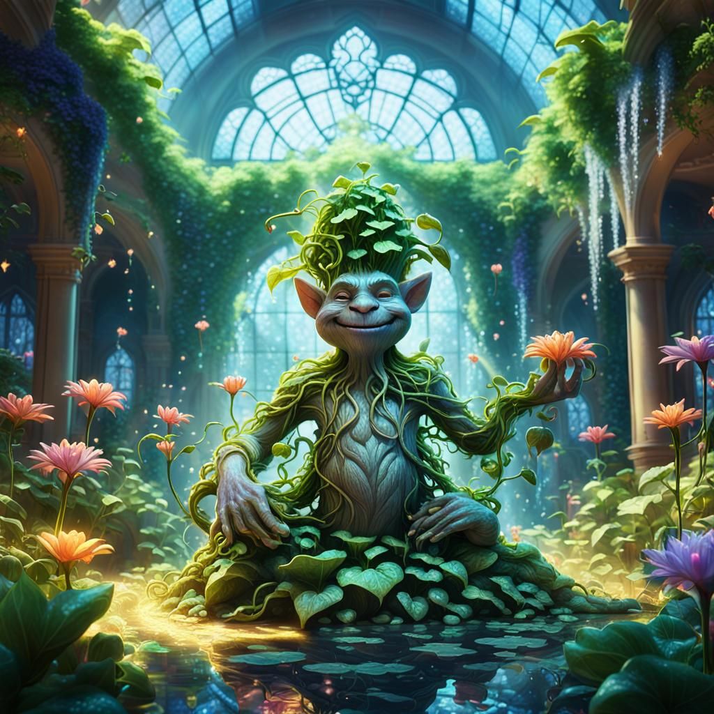 Majestic Mandrake in Flamboyant Garden Hall