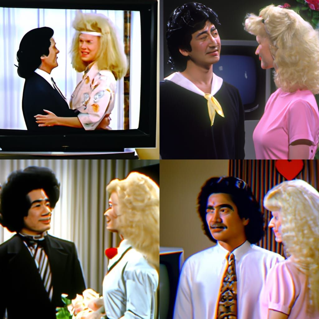 Loving Embrace: A 1990s TV Screenshot