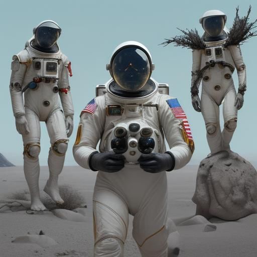 Astronauts Confront Hostile Aliens in Space