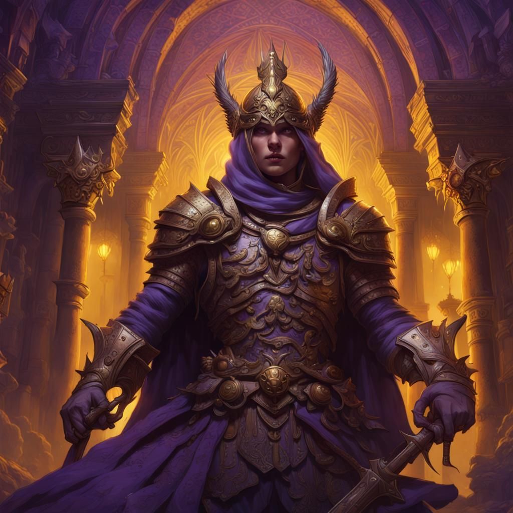 Dark Fantasy Warriors, Hyperdetailed Splash Art