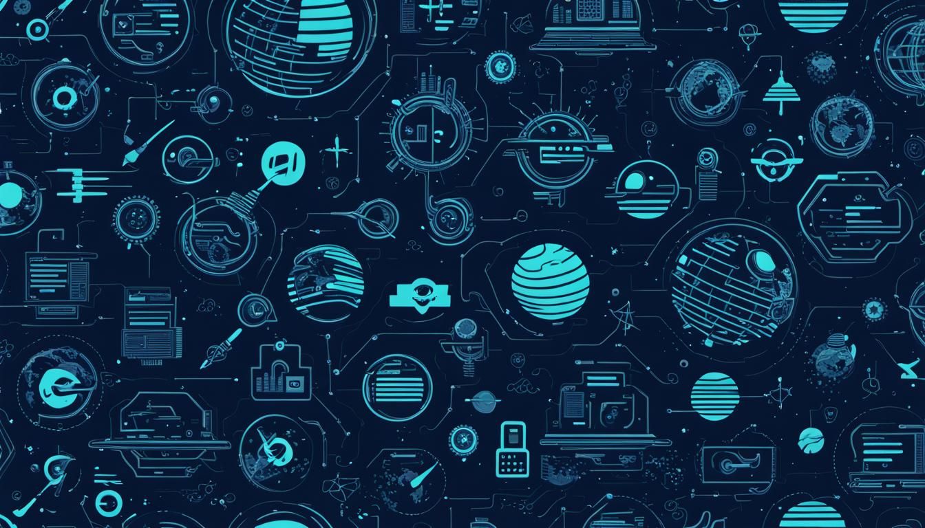Hacker Planet Wallpaper: Seamless UHD 8K Pattern