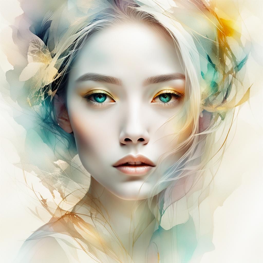 Kind Woman Portrait in Soft, Warm Lighting