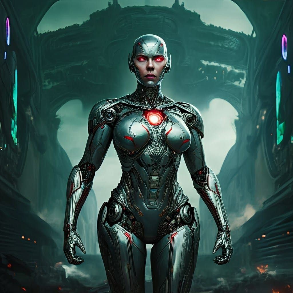 Black Widow corrupted by Ultron.