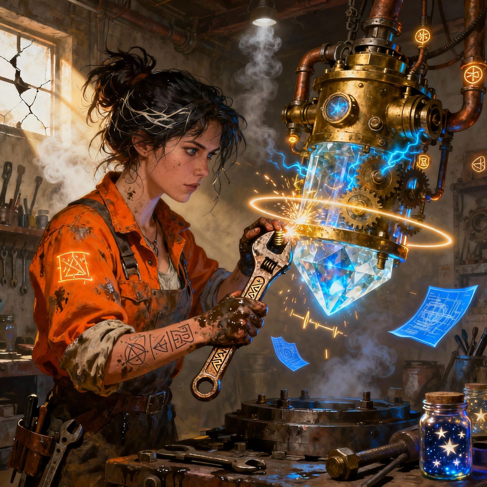 Arcane Mechanic in Dieselpunk-Fantasy Workshop