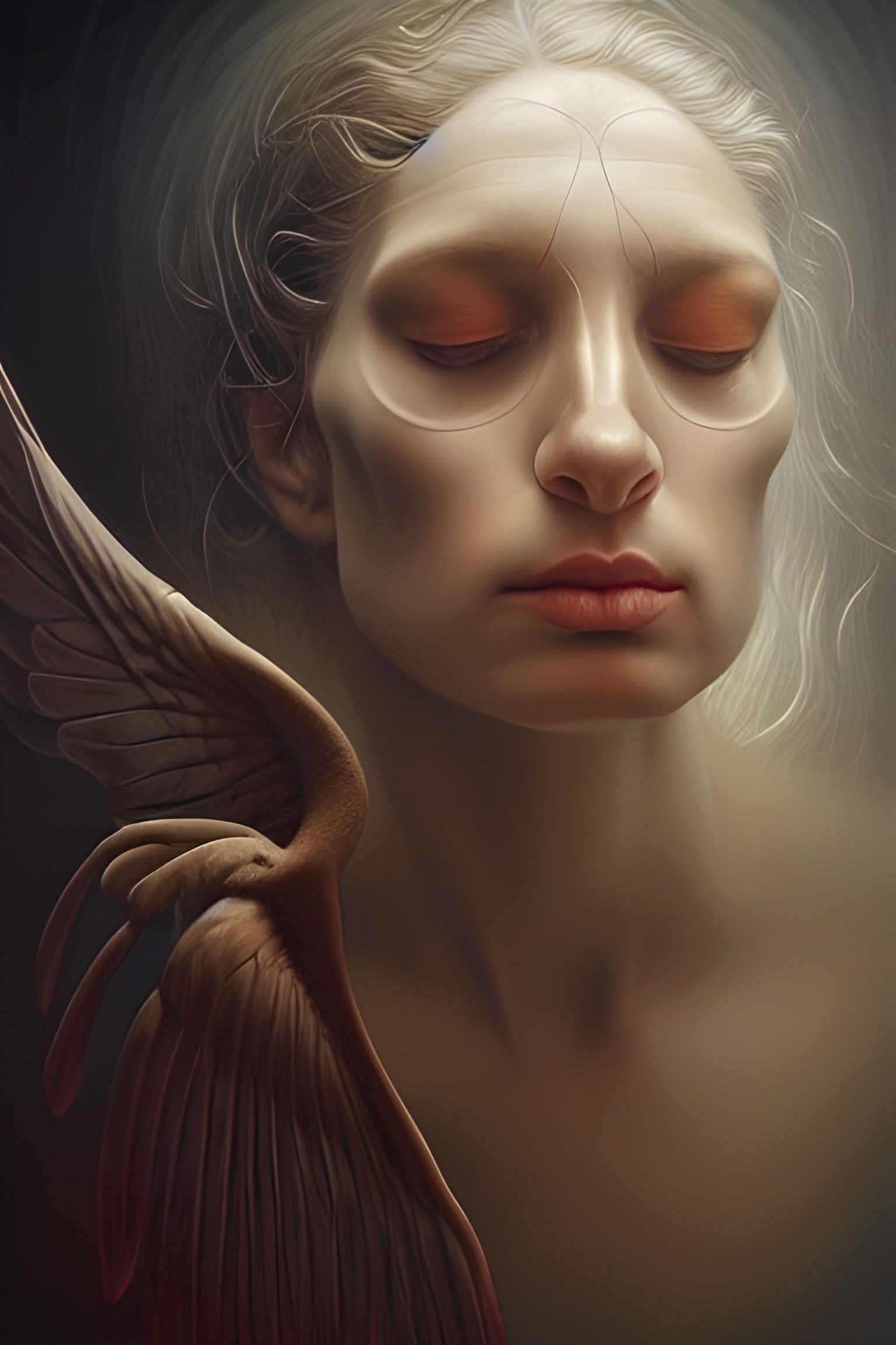 Surreal Memory of Heaven in Ethereal Style