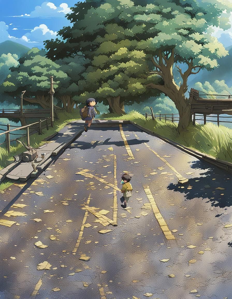 Anime Style Kids Treasure Hunt