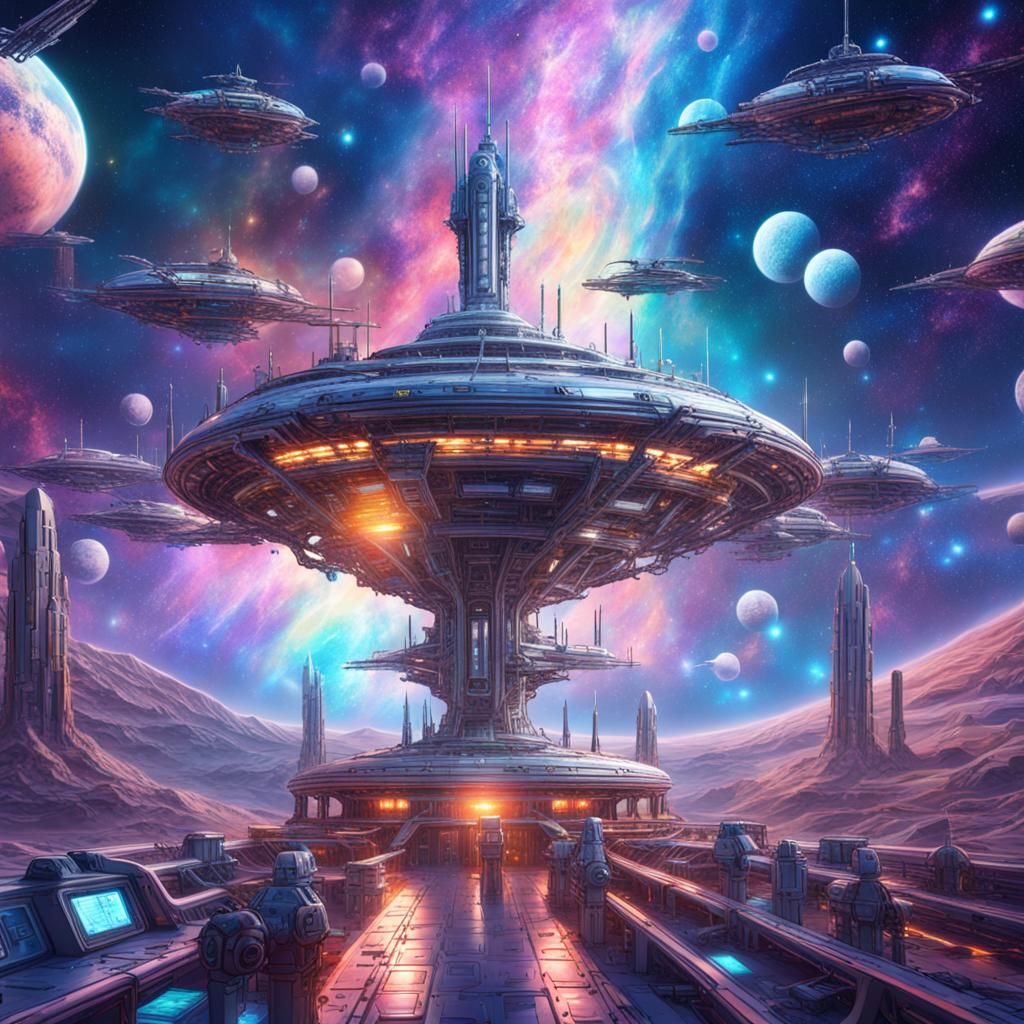 Intergalactic Space Station Prepares for Alien Invasion