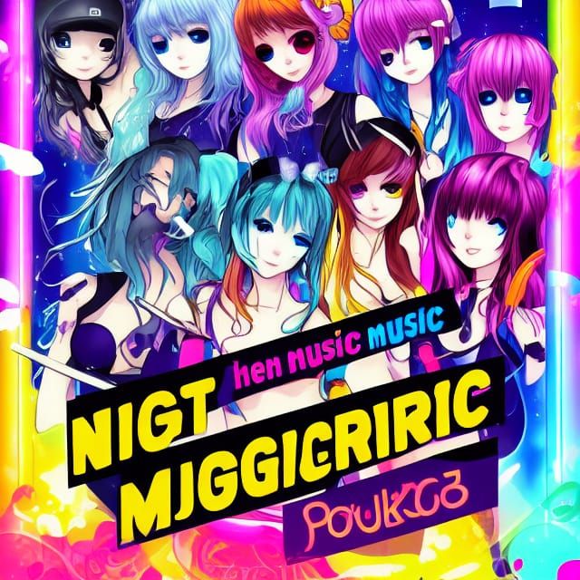 Nightcore Music Poster