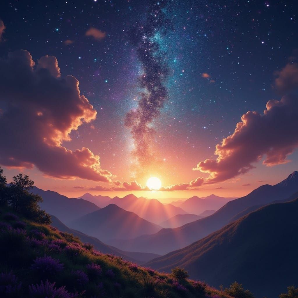 Vibrant Stained Glass Mosaic Window