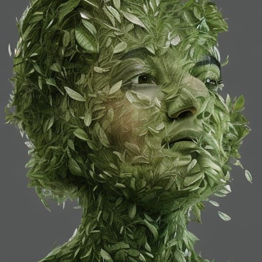 Humanoid Plant Root Digital Matte Painting