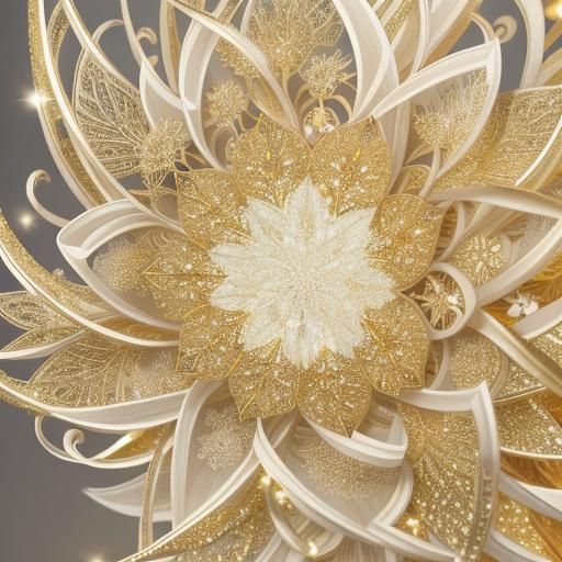 Glittering Carrot Paper Strips with Fairy Dust