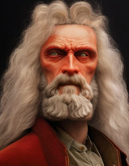 Surreal Dreamlike Scene in International Gothic Style