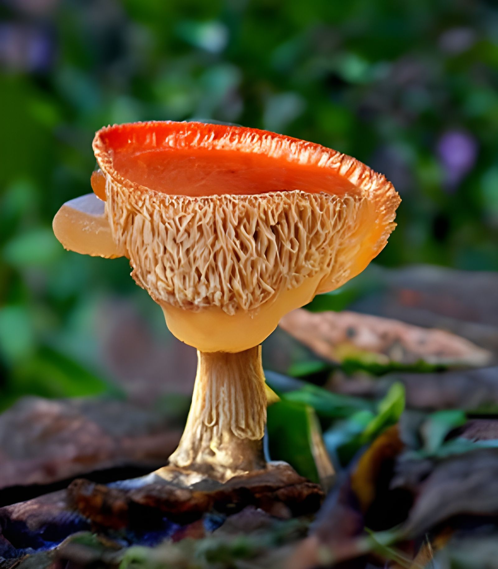 Tropical Goblet Mushroom Macro Photography