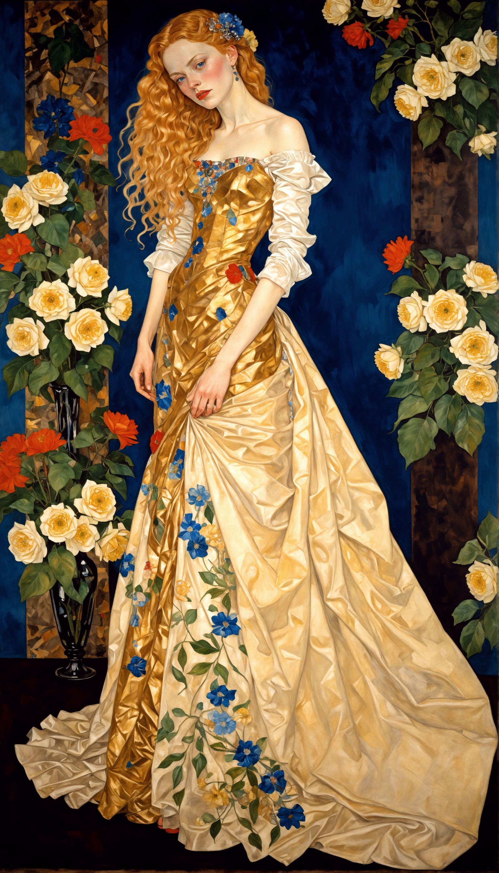 Artistic portrait of a lady